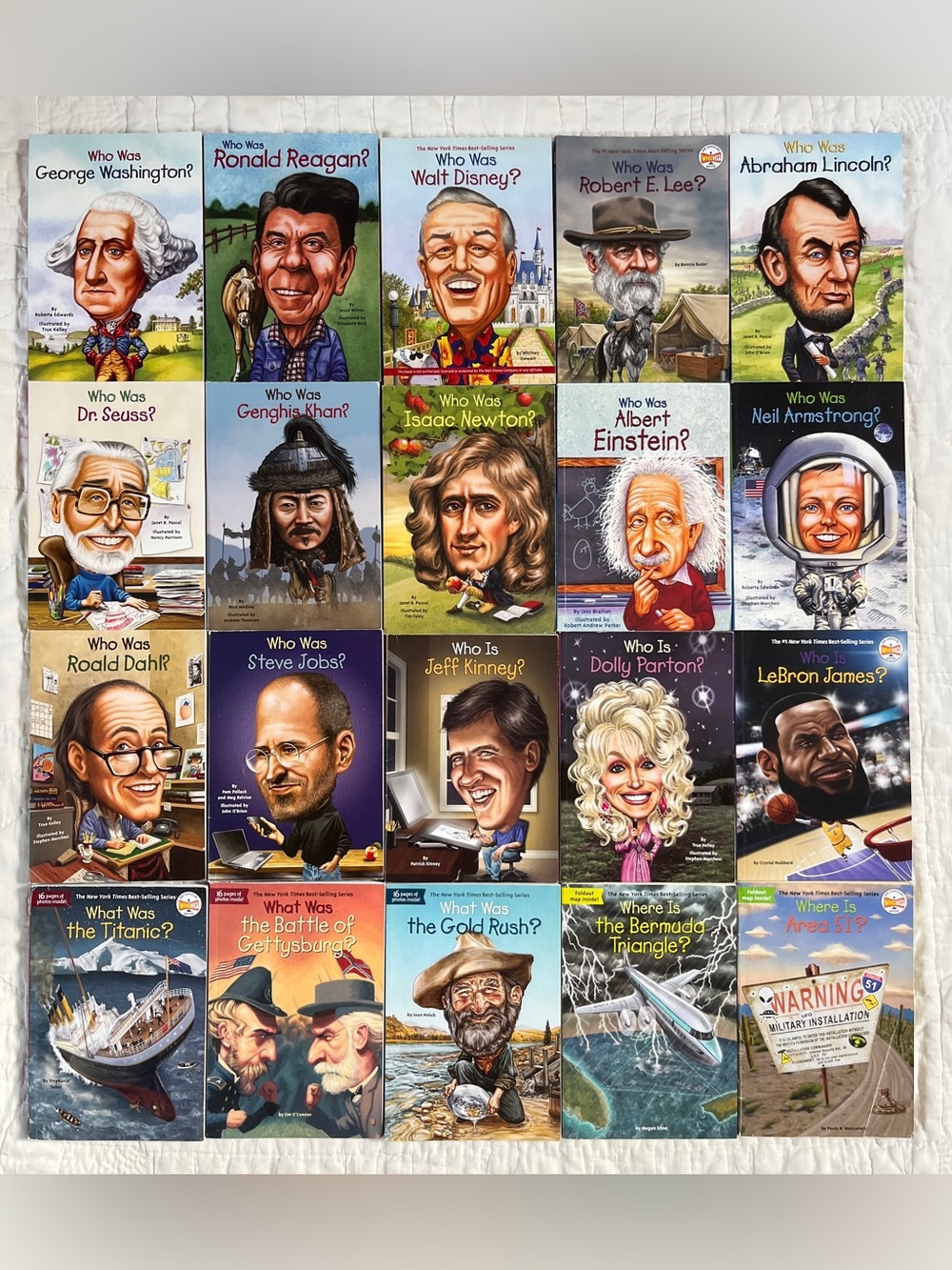 x20 Who Was Book Bundle Kids Biography What Was Where Is Dolly Parton Presidents
